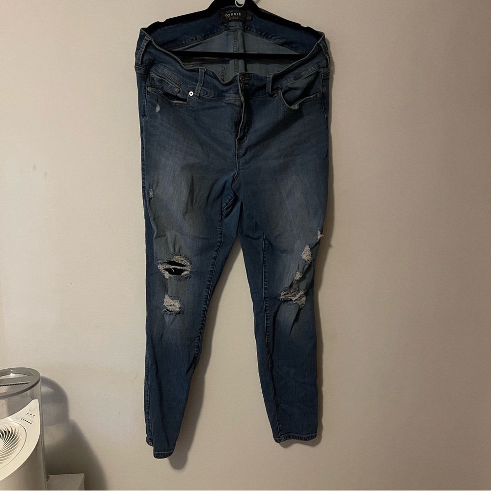 Torrid Jeans with rips